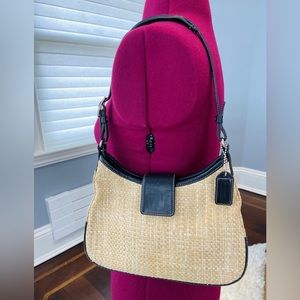 Coach - Straw shoulder bag , Vintage